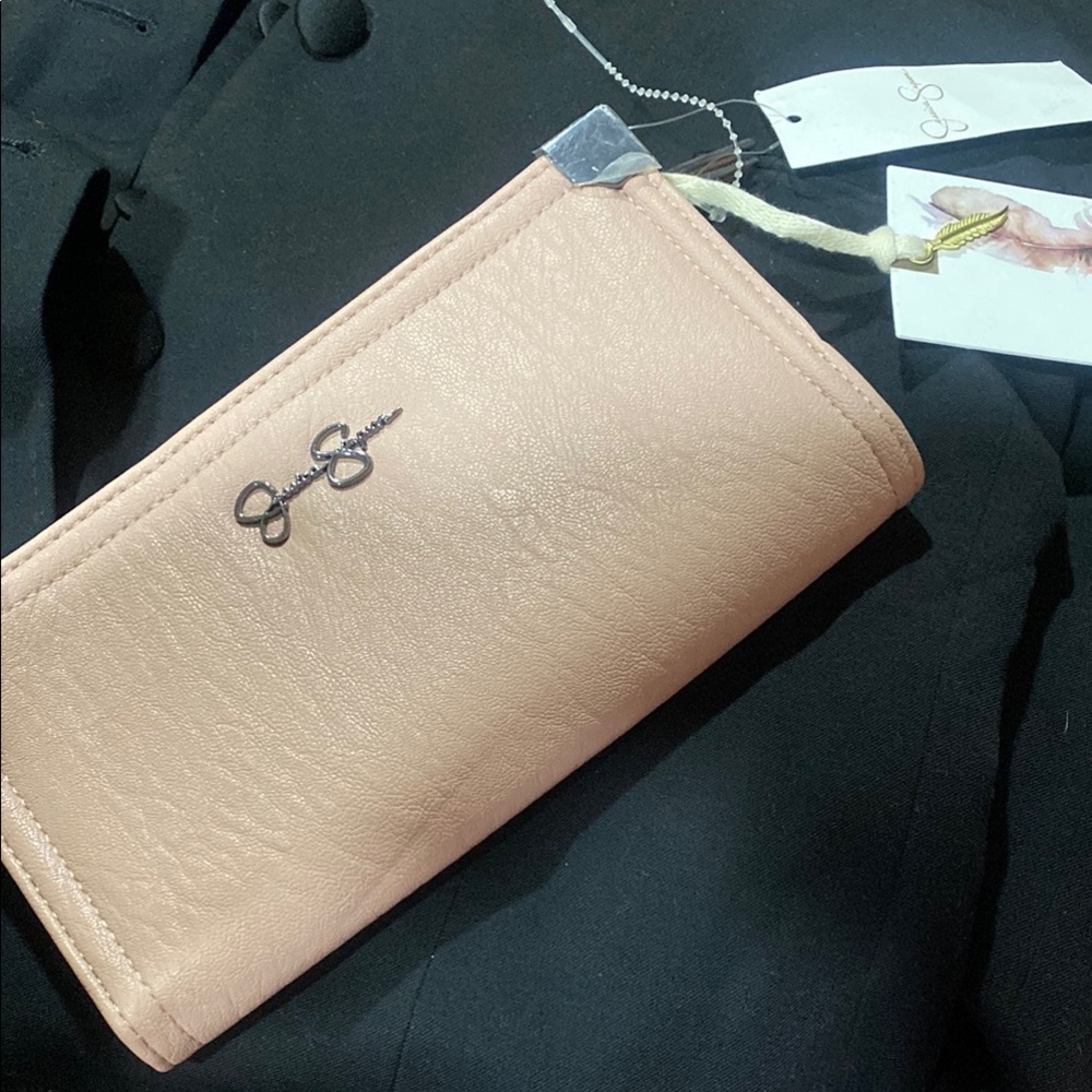 Elegant soft rose faux leather Women's Wallet nwt!!